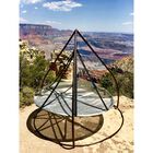 7ft dia Hammock Flying Saucer Hanging Chair Set W/ Stand, , alternate image number null