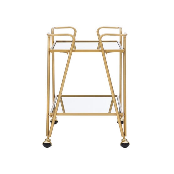 Gold Mid-Century Bar Cart, , alternate image number null