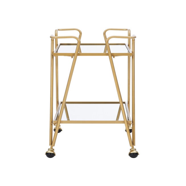 Gold Mid-Century Bar Cart, , alternate image number 2
