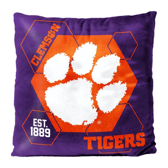 Clemson Connector Velvet Reverse Pillow, MULTI, hi-res image number null