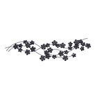 Purple Metal Glam Floral Wall Decor, , alternate image number null