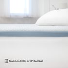 SensorPEDIC SensorCOOL 3-Inch Gel-Infused Memory Foam Mattress Topper, , alternate image number null