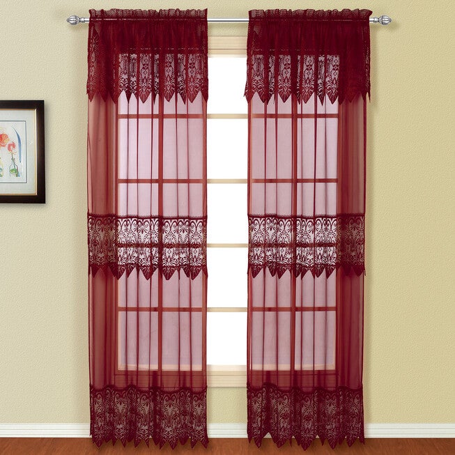 Valerie Panel with Attached Valance, , on-hover image number 1