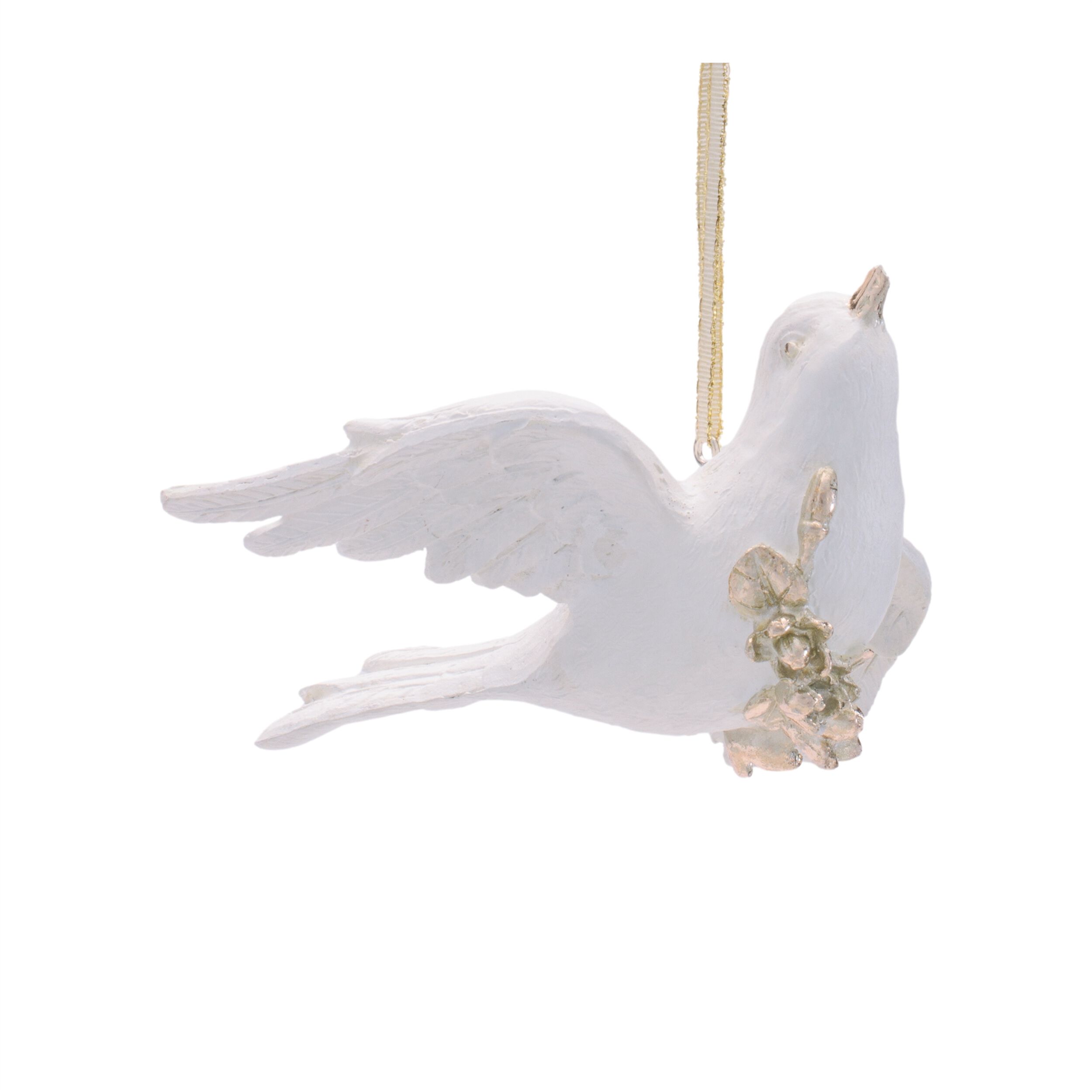 Dove Ornament  (Set of 4), WHITE, alternate image number 4