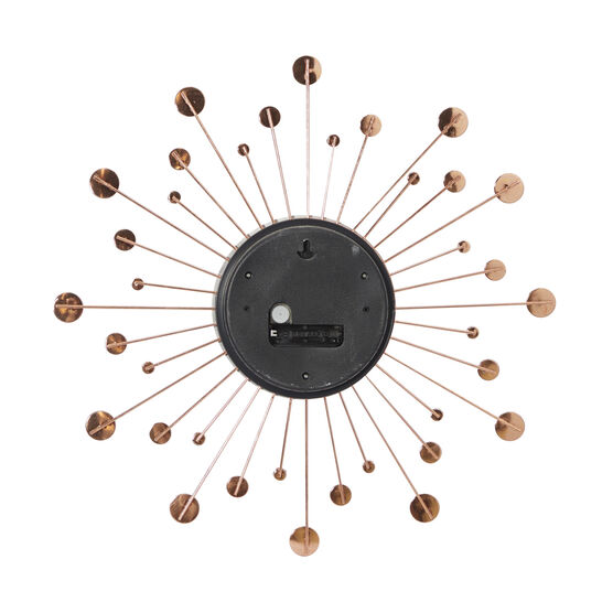 Copper Metal Glam Wall Clock, , on-hover image number null