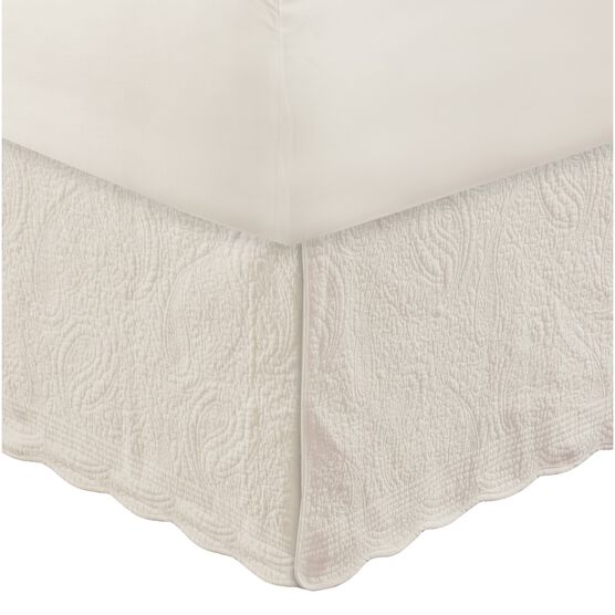 Paisley Quilted Bed Skirt 18", UNKNOWN, hi-res image number null