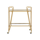 Gold Mid-Century Bar Cart, , on-hover image number null