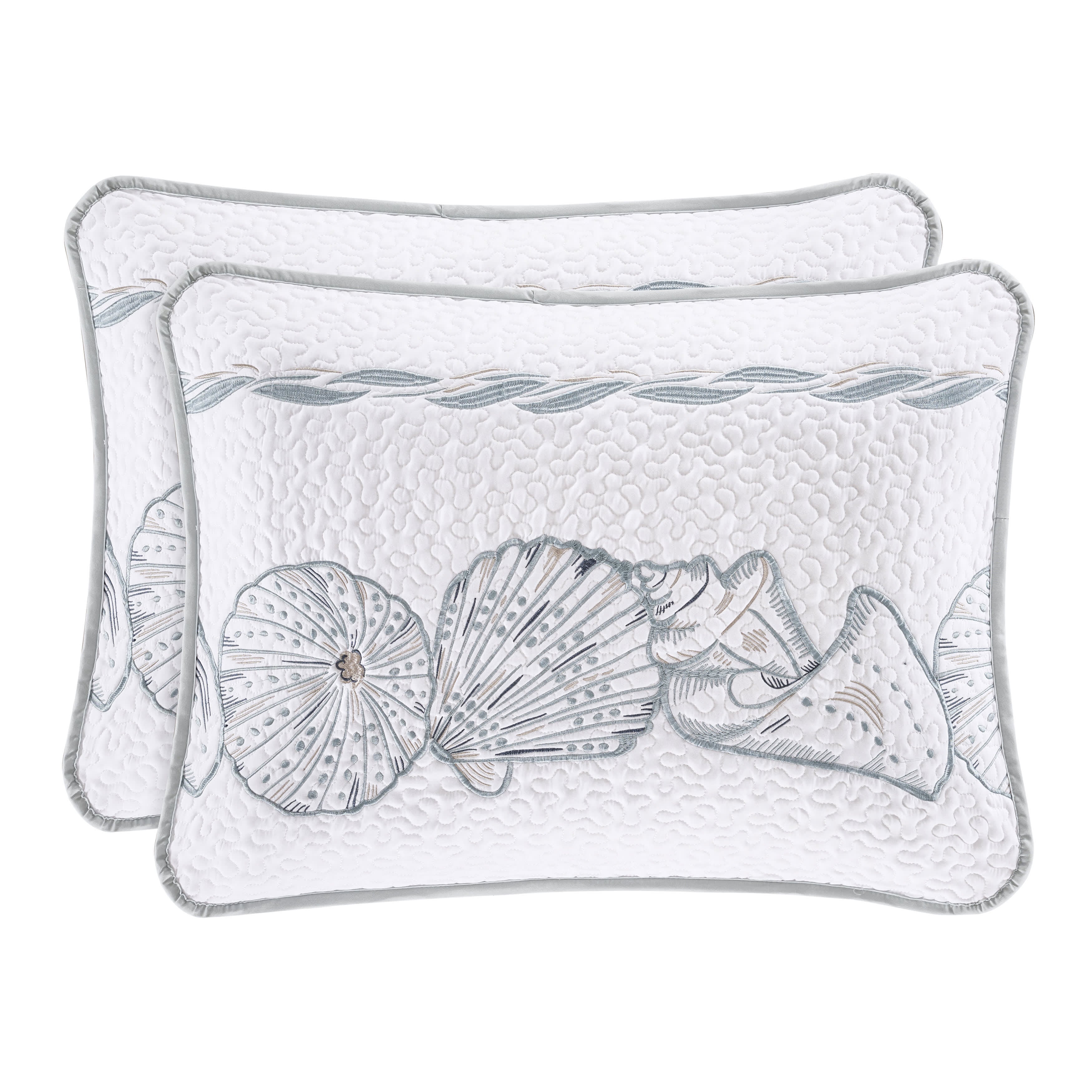 Water Front 3 Piece Quilt Set, BLUE, alternate image number null