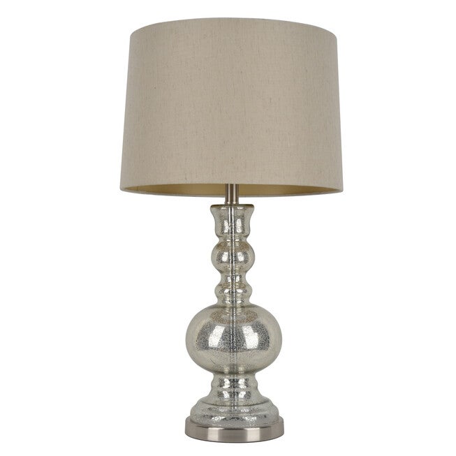 29½" Mercury Glass Table Lamp, MERCURY GLASS, hi-res image number null