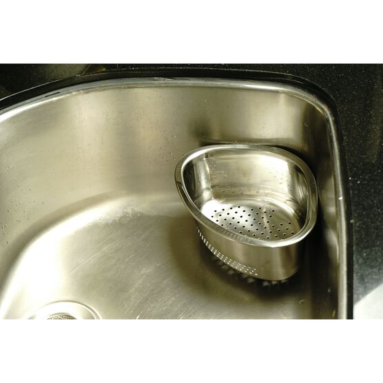 In-Sink Stainless Steel Corner Basket, , alternate image number null