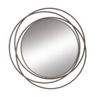 Grey Industrial Metal Wall Mirror, GREY, hi-res image number null