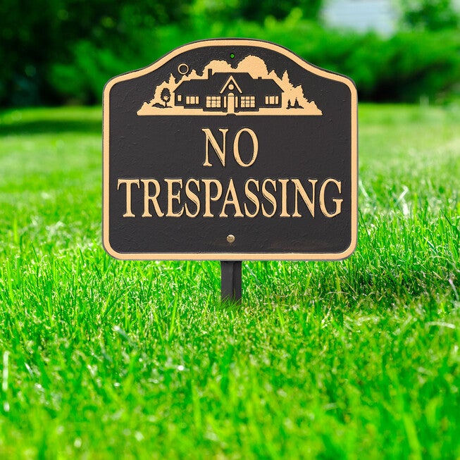 No Trespassing Sign, , alternate image number null