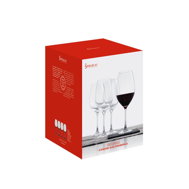 25 Oz Vino Grande Burgundy Glass (Set Of 4), , alternate image number null