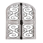 Grey Vintage Ornamental Wood Wall Décor, , alternate image number null
