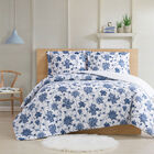 Cottage Classics Estate Bloom 2 Piece Comforter Set, BLUE, hi-res image number 0