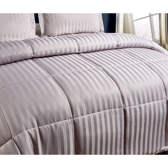 Kathy Ireland 3-PC Reversible Down Alternative Comforter, Taupe, , on-hover image number null