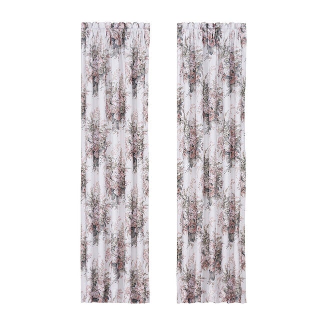 Estelle Blush 84 Inch Window Panel Pair, BLUSH, alternate image number null