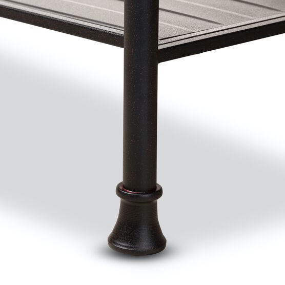 Velera Vintage Wood Metal Kitchen Storage Shelf Unit Furniture, , alternate image number null