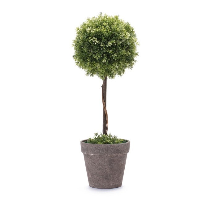 Topiary 17.5 inchesH Plastic, GREEN, hi-res image number 0