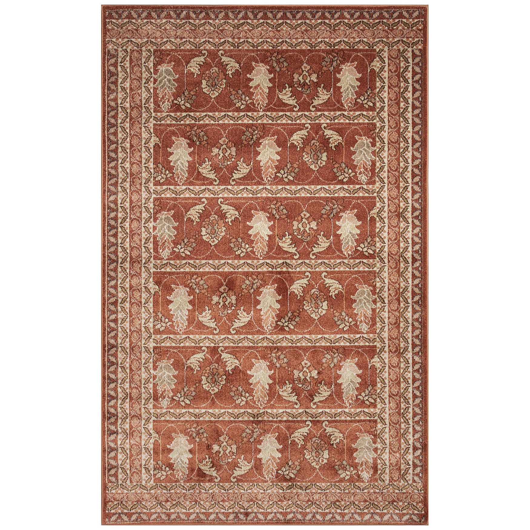 Ariana Sarai Indoor Area Rug Bronze, RED, hi-res image number 0