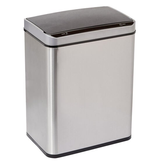 Wide 50-Lt. Sensor Trash Can, Wide 50-Lt. Sensor Trash Can,