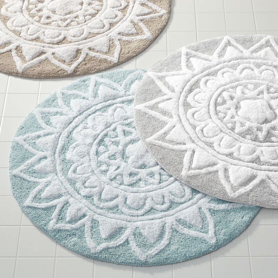 Pandora Round Cotton Bath Rug