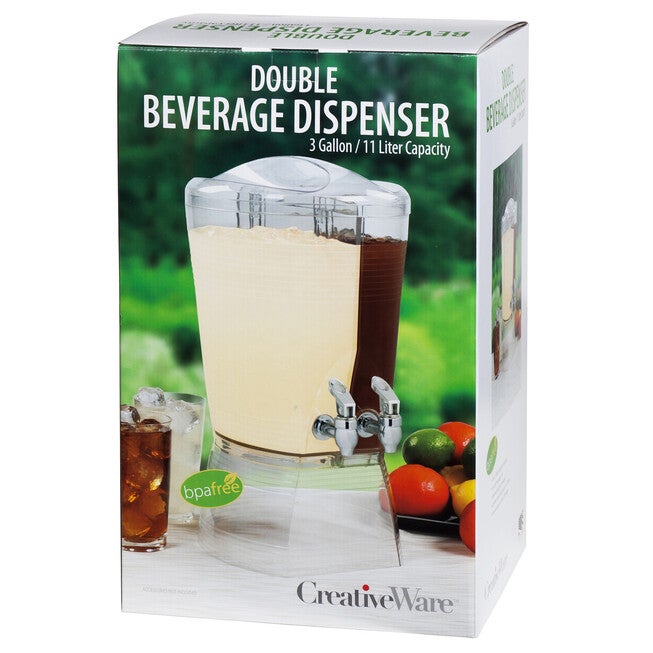 Creative Ware Double Beverage Dispenser, , on-hover image number 1