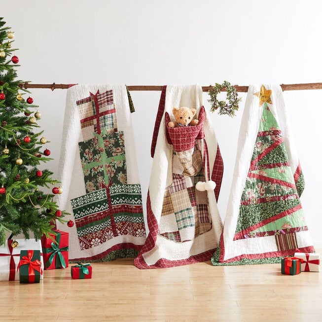 Jolly Stocking Throw, , on-hover image number null