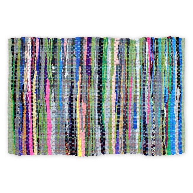 Multicolor Rag Rug 50X80 Cm Floor Coverings, MULTI, hi-res image number null