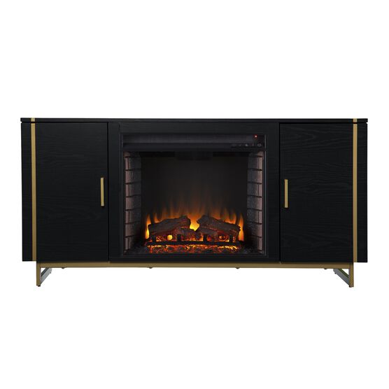 Biddenham Electric Fireplace Console Media Storage, , on-hover image number null