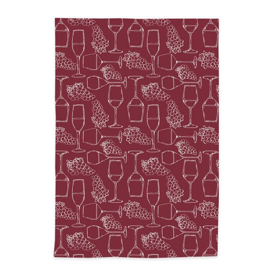 Fun Designer Print Kitchen Towel, Set 2, , alternate image number null