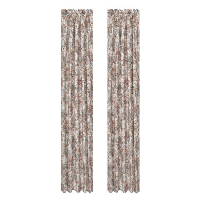 Janessa 84 Inch Window Panel Pair, SPICE, alternate image number null