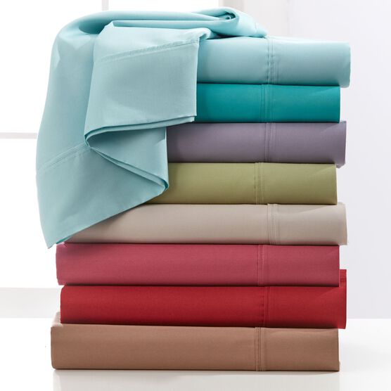 500 Thread Count Cotton-Rich 4-Pc. Solid Sheet Set, 500 Thread Count Cotton-Rich 4-Pc. Solid Sheet Set,