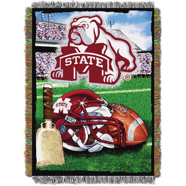 Mississippi State HFA Throw, MULTI, hi-res image number 0