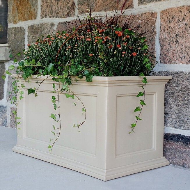 Fairfield 20 inches x 36 inches Patio Planter, CLAY, hi-res image number 0