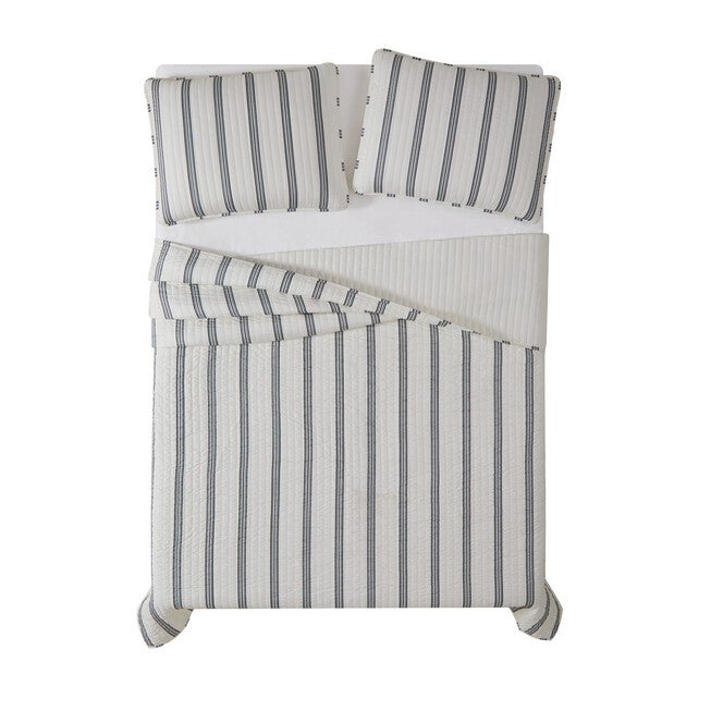 Millenial Stripe 3-Piece Quilt Set, , alternate image number 2