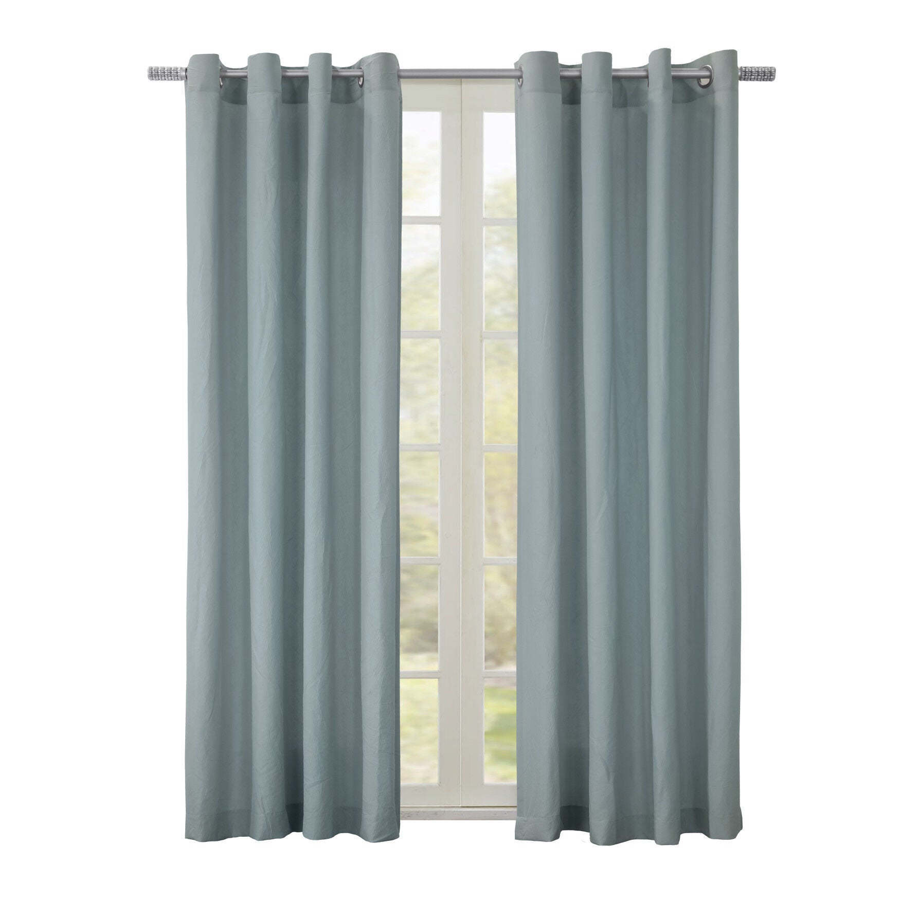 Harmony Light Filtering Grommet Curtain Panel, , on-hover image number 1