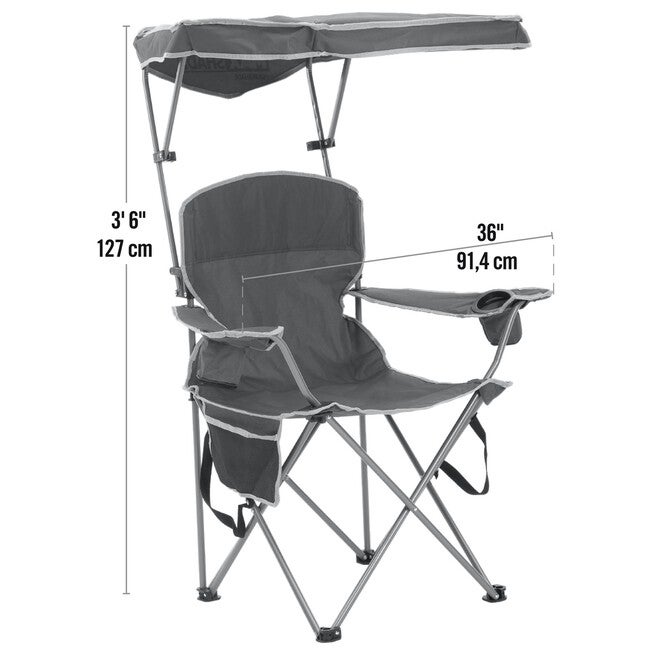 Max Shade Folding Chair - Navy, , alternate image number 7