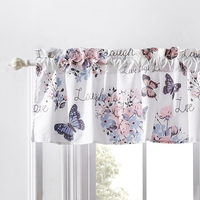Garden Joy Window Valance, WHITE, hi-res image number null