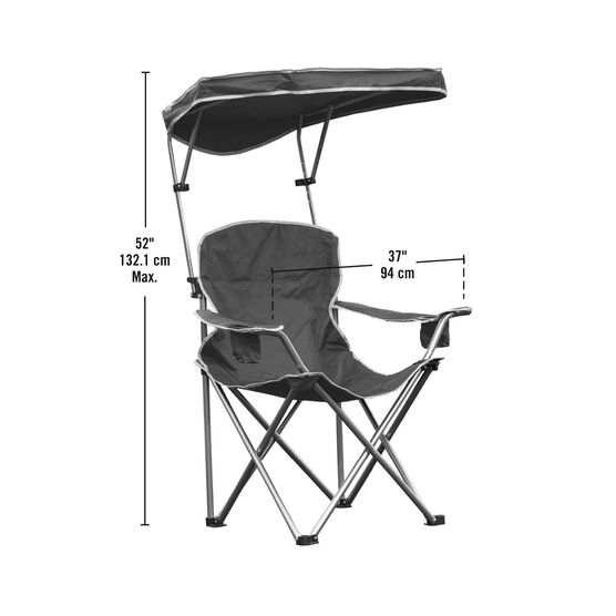 Heavy Duty Max Shade Chair - Grey, , alternate image number null