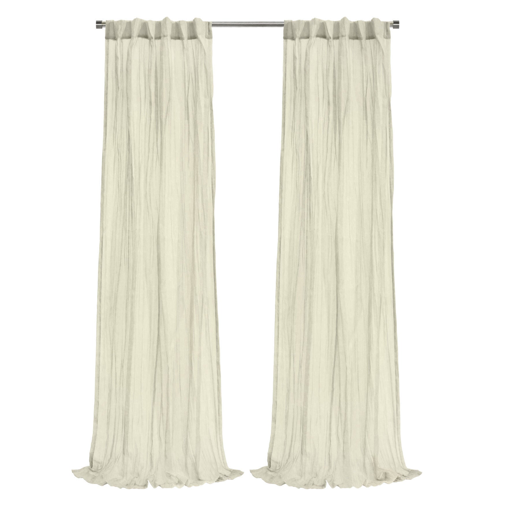 Paloma Sheer Dual Header Curtain Panel, , alternate image number 11