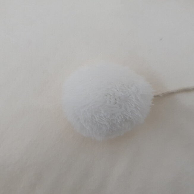 GREY poly-cotton cozy round cat bed , 18 inch, , alternate image number 5