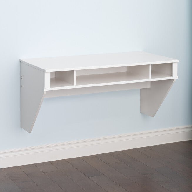 Designer Floating Desk, White, , alternate image number null