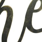 Black "gather" Script Wall Decor, , alternate image number null