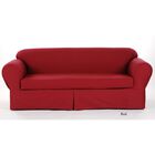 Twill 2-Pc. Slipcover by Classic Slip Covers, Inc., RED, hi-res image number 0