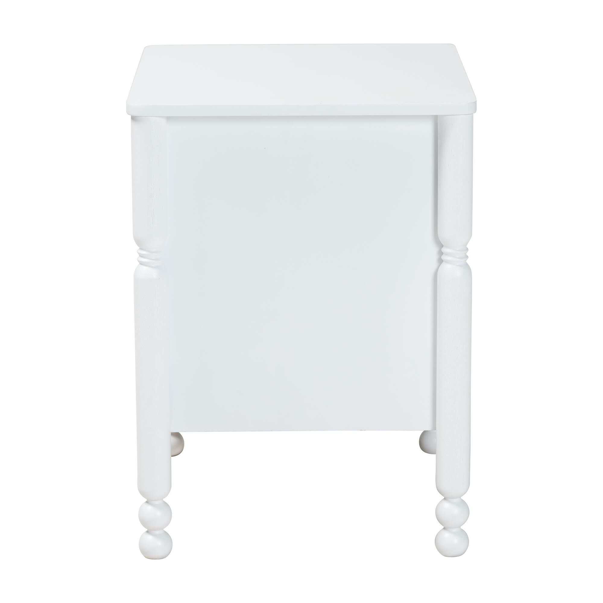 Hoffman Nightstand, WHITE, alternate image number 4