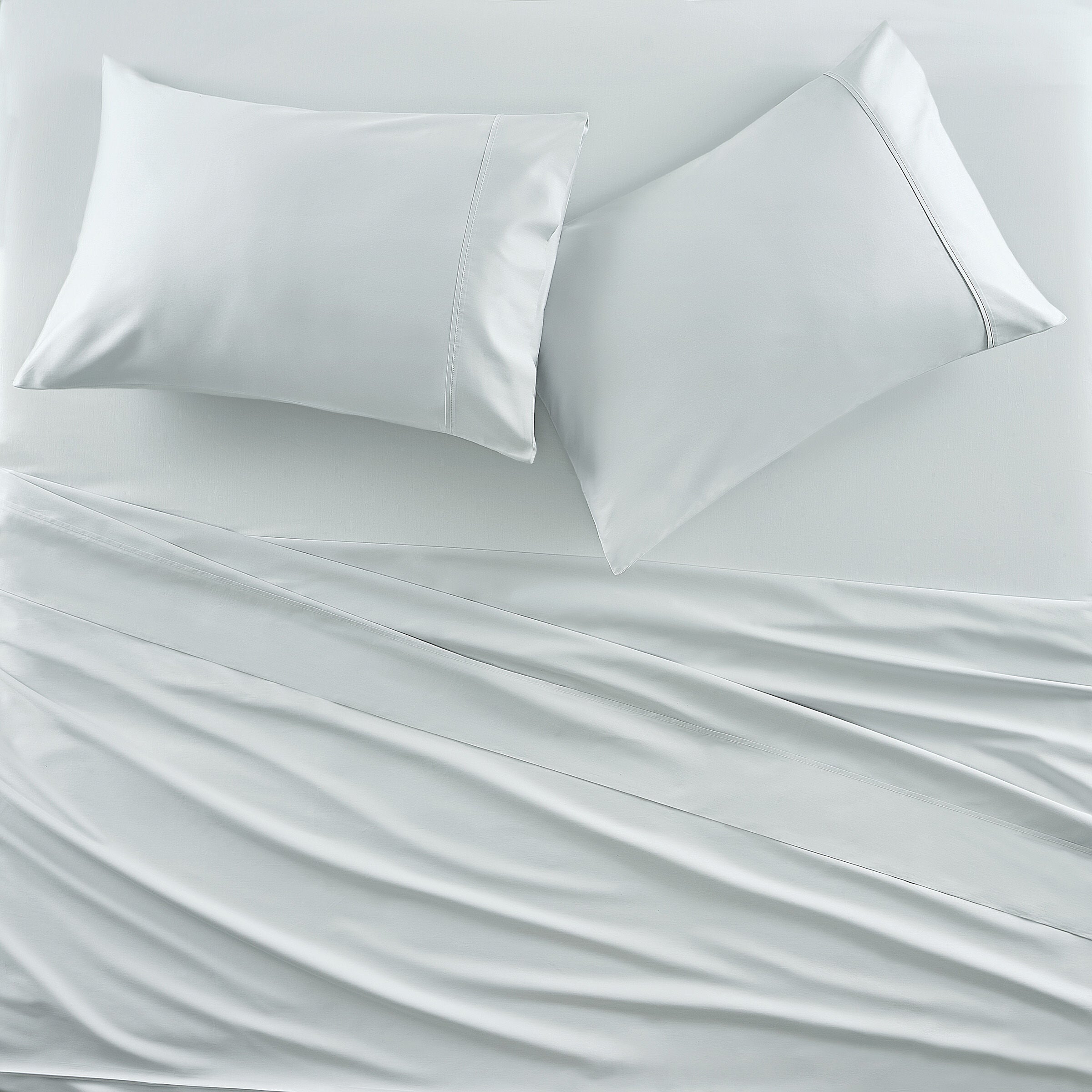 PREMIER SATEEN PILLOW CASE PAIR, SPA, alternate image number 1