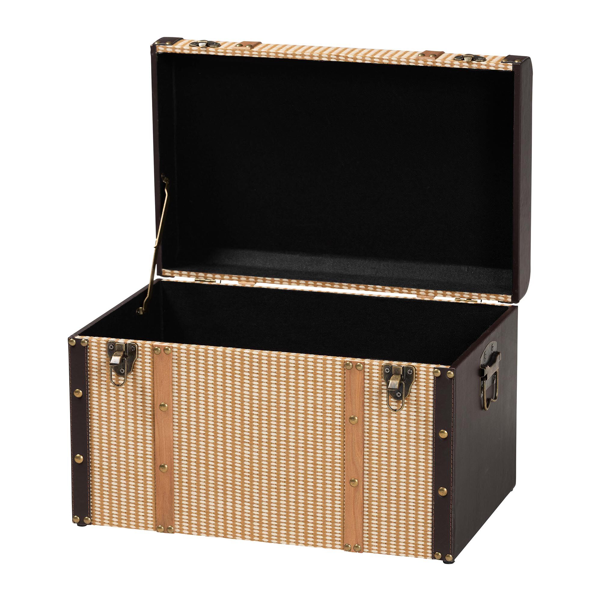 Manton Storage Trunk, BROWN, alternate image number 2