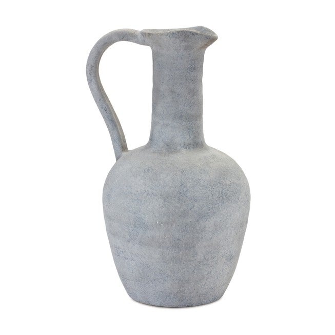 Grey Pitcher Vase 12 inchesH, GREY, hi-res image number null