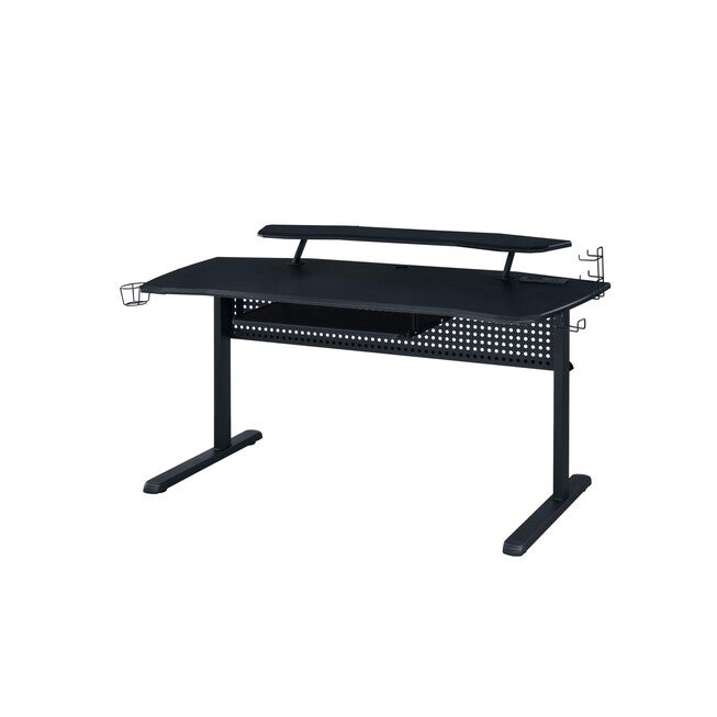 Gaming Table W/Usb Port, BLACK, hi-res image number 0
